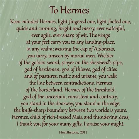 prayers to hermes